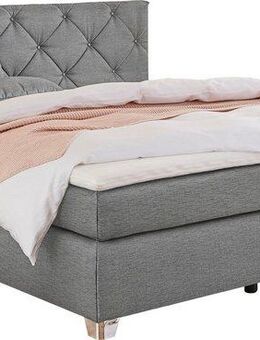 Jockenhöfer Gruppe Boxspringbett Finja, mit Topper und Zierkissen, erhältlich in 90,120,140 & 180cm Breite