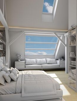 Dachgeschoss Wohnung in prächtigem Stil-Altbau - München