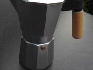 Espressokocher Aluminium Holzgriff Alu Espresso-Kocher 5,- - Flensburg