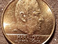 1995: 10 Kronen, Norwegen, erhebliche Fehlprägung! - Hoppegarten