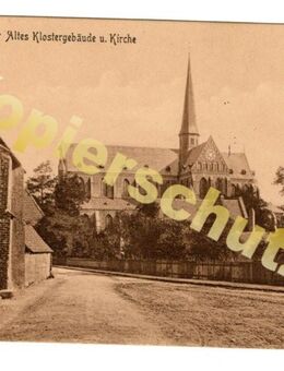 Alte Ansichtskarte „Doberan-Altes Klostergebäude u. Kirche“, ca. 1912 - Landsberg