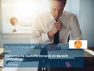 Studentische Aushilfe (m/w/d) im Bereich Controlling - Tettnang