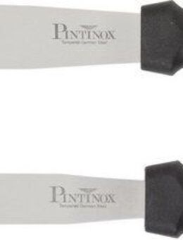 PINTINOX Streichpalette Professional, Edelstahl, spülmaschinengeeinget, 1 Spatel 10,5cm, 1 Spatel 15,9 cm
