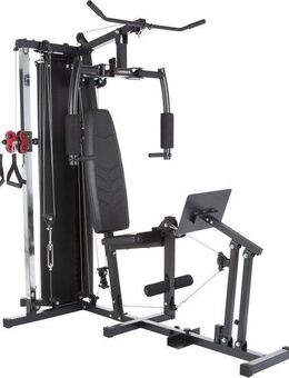 Hammer Kraftstation Kraftstation FERRUM TX3, 12 Gewichtsblöcke (Beinpresse, Butterflystange, Latzug und mehr), multifunktionale Fitnessstation, max. Trainingsgewicht 80 kg