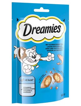 Sparpaket Dreamies 55 / 60 / 180 g - Lachs (6 x 60 g)
