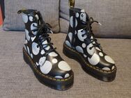 Dr. Martens 1460 Polka Dot Schwarz-Weiß, Gr. 38, Smooth Leather Boots, JADON - Schnürstiefelette - Gelsenkirchen