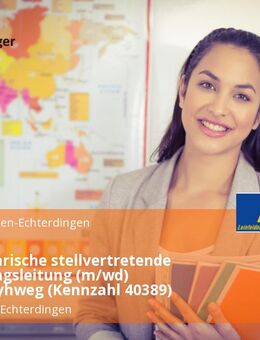 Kommissarische stellvertretende Einrichtungsleitung (m/wd) Aicher-Layhweg (Kennzahl 40389) - Leinfelden-Echterdingen