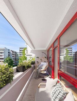 Schwabing-West: renovierte 1-Zimmer-Wohnung mit Westbalkon direkt am Olympiapark! - München