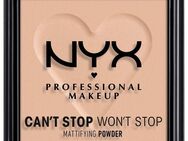 NYX Puder Professional Makeup CSWS Mattifying Powder, Verschmiert nicht, deckt zuverlässig, setzt sich nicht ab, mattierend.