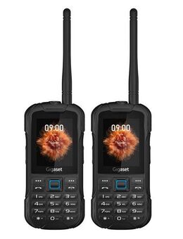 Gigaset GLX 8 ACTIVE Duo Walkie-Talkie Feature Phone Handy (6,10 cm/2,40 Zoll, 2 MP Kamera)