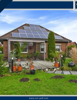 Exklusiver Bungalow an der Nordsee - ebenerdiges Wohnen mit großem Garten in Utgast - Holtgast