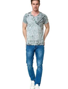 Rusty Neal T-Shirt im coolen Used-Look-Design