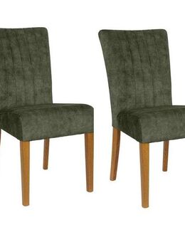 Home affaire 4-Fußstuhl (Set, 2 St), vertikale Nähte in der Rückenlehne