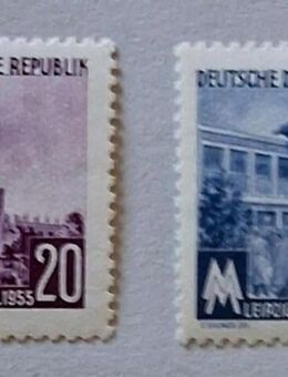 DDR 1955 Leipziger Herbstmesse komplett postfrisch - Görlitz