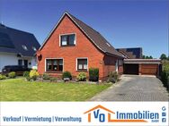 Solides Einfamilienhaus mit Garage im Zentrum der Blumenstadt Wiesmoor - Wiesmoor