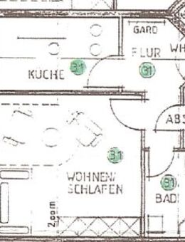 1-Raum-Wohnung zu vermieten - Nauen