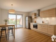 Über den Dächern von Haselünne! Traumhafte Neubau-Maisonette-Wohnung mit Dachterrasse - Stilvolles Wohnen auf zwei Ebenen! - Haselünne