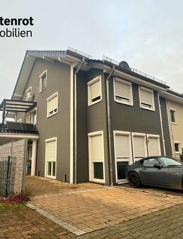 Helle 3-Zimmer-Erdgeschosswohnung mit hochwertigem Kamin, privatem Garten und Stellplätzen in Alzey - Alzey