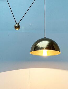 Postmodern Florian Schulz Duos Counterweight Brass Pendant Lamp - Hamburg Hamburg-Nord