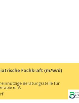 Sozialpsychiatrische Fachkraft (m/w) - Düsseldorf