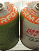 Gaskartuschen 6 Stück, 1 x NGT A Neoprene Abdeckung für Butangas, grün, 450 g in 26125