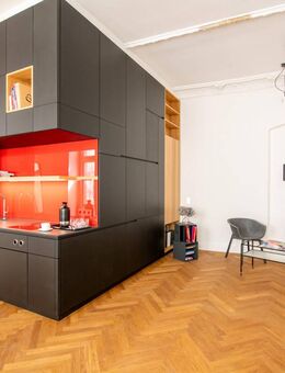 Idylle im Hofgarten: Studio-Apartment mit Design-Kubus und Balkon - Berlin