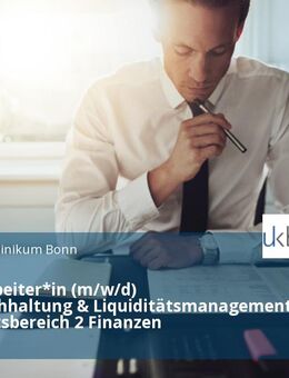 Sachbearbeiter*in (m/w/d) Bilanzbuchhaltung & Liquiditätsmanagement - Geschäftsbereich 2 Finanzen - Bonn