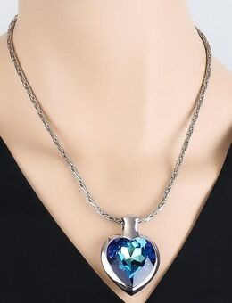 COLLEZIONE ALESSANDRO Kette mit Anhänger Titanic, mit Platinlegierung