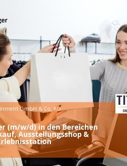 Mitarbeiter (m/w/d) in den Bereichen Ticketverkauf, Ausstellungsshop & Virtuelle Erlebnisstation - Hamburg