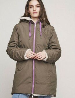 Rino & Pelle Parka mit kontrastfarbenen Details