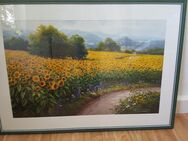 Sonnenblumenfeld "Field of Sunflowers" Kunstdruck Nesvadba selten - Freital