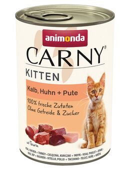 animonda Carny Kitten 12 x 400 g - Kalb, Huhn & Pute