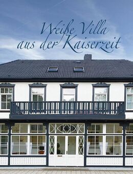 Weiße Villa in Travemünde. 200 m von der Trave entfernt. In gehobener Wohnlage von Travemünde. - Lübeck