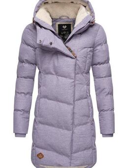 Ragwear Wintermantel Pavla stylischer Winterparka mit Teddyfutter und Kapuze