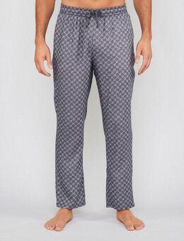 JOOP! Pyjamahose Relax Baumwoll-Viskose-Mix, Cornflower-Design, Regular Fit