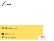 HR-Administrator - Bad Staffelstein