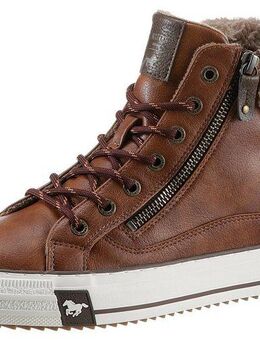 Mustang Shoes Schnürboots mit Reißverschluss außen