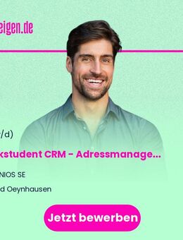 Werkstudent CRM - Adressmanagement (m/w/d) - Bad Oeynhausen