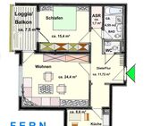 Ihre großzügige Miet-Wohnung in Markdorf, für Single oder ein Pärchen, ruhig und eine schöne Aussicht ...! - Markdorf