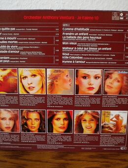 Anthony Ventura-Je t´aime 10-Traummelodien-Vinyl-LP,1982 - Linnich