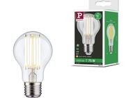 Paulmann LED-Leuchtmittel Eco-Line Filament 230V LED Birne E27 1er-Set 1055lm 5W 3000K Klar, E27, 1 St., Warmweiß