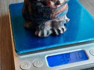 Handgeschnitzte Katzenfigur 391g aus Jaspis Mookait-roter Jaspis - München Moosach