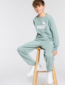 PUMA Trainingsanzug ESS NO.1 LOGO CREW SWEAT SUIT TR B (2-tlg), für Kinder, weiche Sweatware