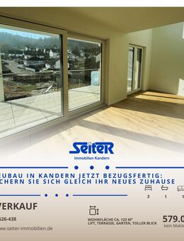 Ihr neues Zuhause wartet auf Sie: Schicke 4,5-Zimmer-Neubauwohnung in Kandern - Kandern