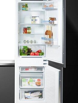 BOSCH Einbaukühlgefrierkombination Serie 4 KIV86VSE0, 177,2 cm hoch, 54,1 cm breit