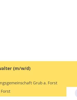 Kassenverwalter (m/w/d) - Grub (Forst)