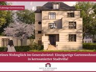 Grünes Wohnglück im Generalsvietel: Einzigartige Gartenwohnung in kernsanierter Stadtvilla! - Hamburg