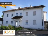 Einfach Mehr: Gepflegte 3-Zimmer-Maisonetten-Wohnung, EBK, Süd-Loggia-Balkon, 2 Bäder, Garage. Frei. - Abensberg