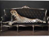 Reinders! Wandbild Wandbild Leopard Chic Panther - Liegend - Luxus - Relax, Leopard (1 St)