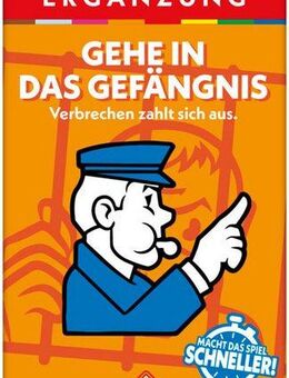 Hasbro Spiel Monopoly Ergänzung: Gehe in das Gefängnis, Familienspiel